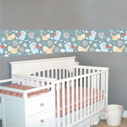 Αυτοκόλλητη Μπορντούρα - Αστείες Γάτες