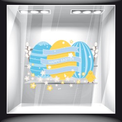 Αυτοκόλλητο Βιτρίνας - Πασχαλινό 33