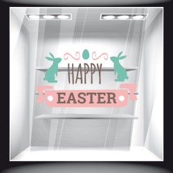 Αυτοκόλλητο Βιτρίνας - Πασχαλινό 63