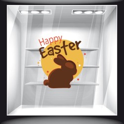 Αυτοκόλλητο Βιτρίνας - Πασχαλινό 72