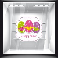 Αυτοκόλλητο Βιτρίνας - Πασχαλινό 74