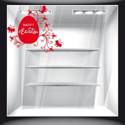 Αυτοκόλλητο Βιτρίνας - Πασχαλινό 85