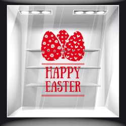 Αυτοκόλλητο Βιτρίνας - Πασχαλινό 93