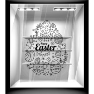 Αυτοκόλλητο Βιτρίνας - Πασχαλινό 103