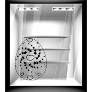 Αυτοκόλλητο Βιτρίνας - Πασχαλινό 112