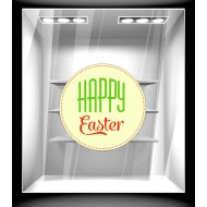 Αυτοκόλλητο Βιτρίνας - Πασχαλινό 123