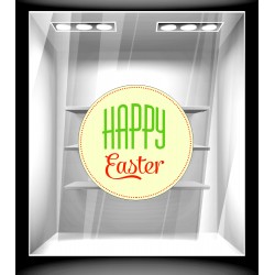 Αυτοκόλλητο Βιτρίνας - Πασχαλινό 123