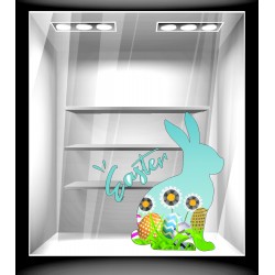 Αυτοκόλλητο Βιτρίνας - Πασχαλινό 129