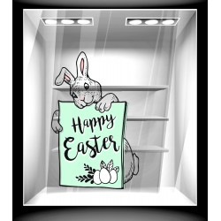 Αυτοκόλλητο Βιτρίνας - Πασχαλινό 130