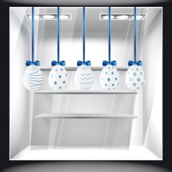 Αυτοκόλλητο Βιτρίνας - Πασχαλινό 14