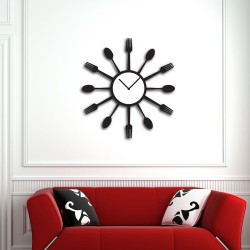 Ρολόι τοίχου - Κουτάλι και πιρούνι