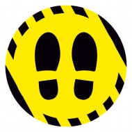 Αυτοκόλλητο δαπέδου σήμανσης - Αναμονή