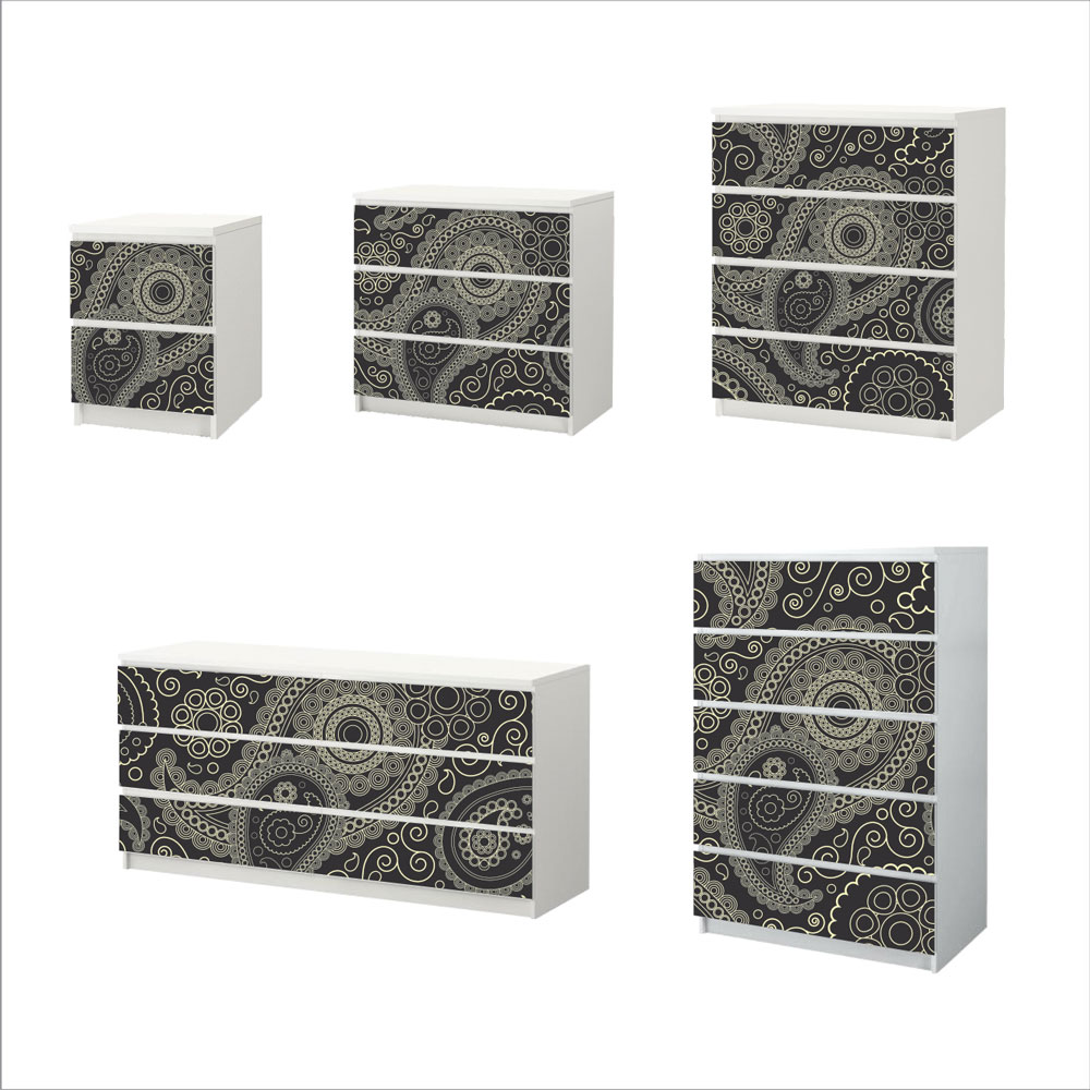 Αυτοκόλλητο Συρταριέρας - Vintage 02