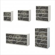 Αυτοκόλλητο Συρταριέρας - Vintage 02