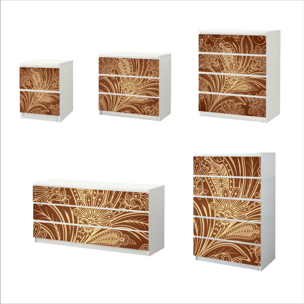 Αυτοκόλλητο Συρταριέρας - Vintage 03