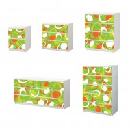 Αυτοκόλλητο Συρταριέρας - Vintage 04