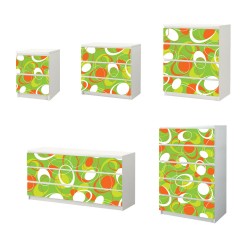 Αυτοκόλλητο Συρταριέρας - Vintage 04