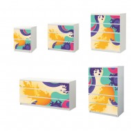 Αυτοκόλλητο Συρταριέρας - Abstract 05