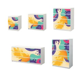 Αυτοκόλλητο Συρταριέρας - Abstract 05