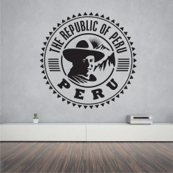 Αυτοκόλλητο Τοίχου - Περού