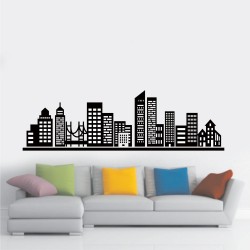 Αυτοκόλλητο τοίχου - Skyline 02