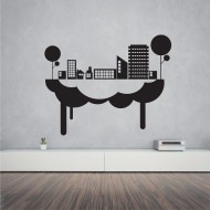 Αυτοκόλλητο τοίχου - Κτίρια 03