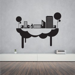 Αυτοκόλλητο τοίχου - Κτίρια 03