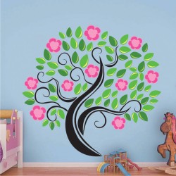 Αυτοκόλλητο τοίχου - Έντονη φύση