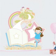 Αυτοκόλλητο τοίχου - Ώρα για διάβασμα