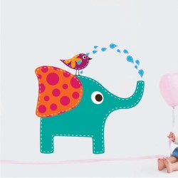 Αυτοκόλλητο τοίχου - Ελεφαντάκι 2