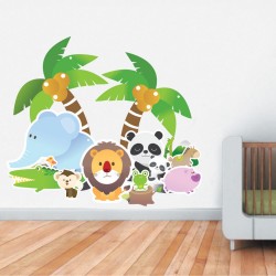 Αυτοκόλλητο τοίχου - Ζωάκια