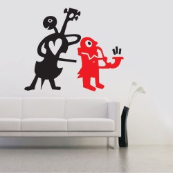 Αυτοκόλλητο τοίχου - Ορχήστρα