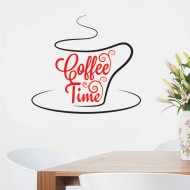 Αυτοκόλλητο τοίχου - Coffee time