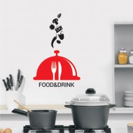 Αυτοκόλλητο τοίχου - Φαγητό και ποτό