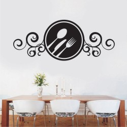 Αυτοκόλλητο τοίχου - Μαχαιροπίρουνα