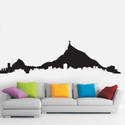 Αυτοκόλλητο τοίχου - Πανοραμική Πόλης