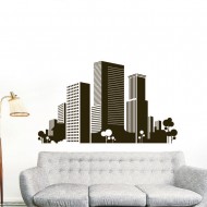 Αυτοκόλλητο τοίχου - Ουρανοξύστες