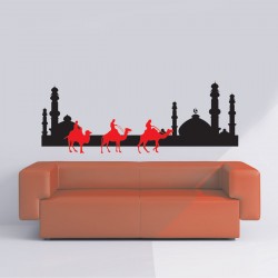 Αυτοκόλλητο τοίχου - Καραβάνι