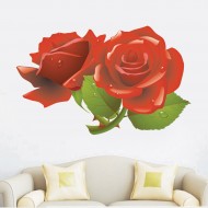 Αυτοκόλλητο τοίχου - Τριαντάφυλλα