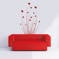 Αυτοκόλλητο τοίχου - Love flower