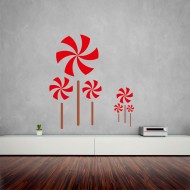 Αυτοκόλλητο Τοίχου - Ανεμολούλουδα