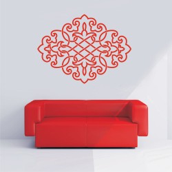 Αυτοκόλλητο Τοίχου - Ρετρό μοτίβο