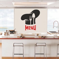 Αυτοκόλλητο Τοίχου - Menu