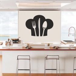 Αυτοκόλλητο Τοίχου - Chef hat