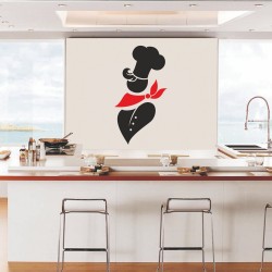 Αυτοκόλλητο Τοίχου - Chef