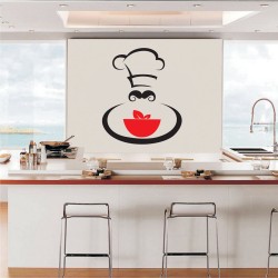 Αυτοκόλλητο Τοίχου - Chef 3