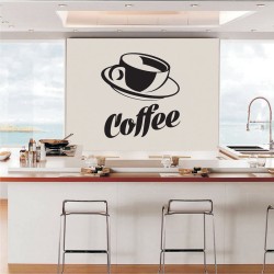Αυτοκόλλητο Τοίχου - Coffee 2