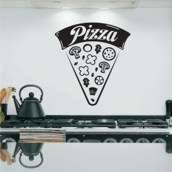 Αυτοκόλλητο Τοίχου - Pizza 2