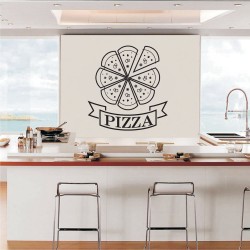 Αυτοκόλλητο Τοίχου - Pizza 4