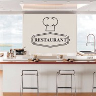 Αυτοκόλλητο Τοίχου - Restaurant